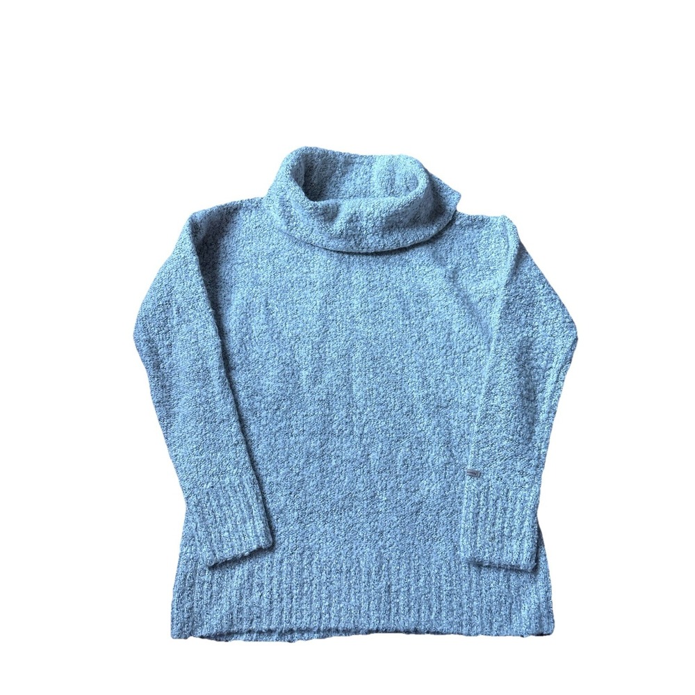 Columbia Womens Sweater Roll Neck‎ Wool Blend Gray Size Large